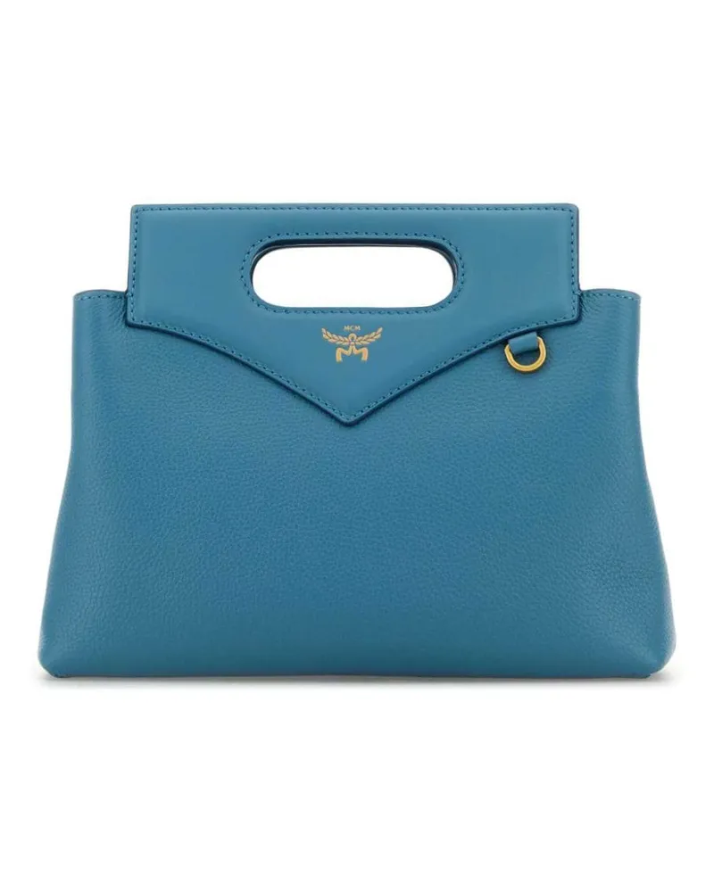 MCM Mini Soft Diamond Tote Bag - Blau Blau