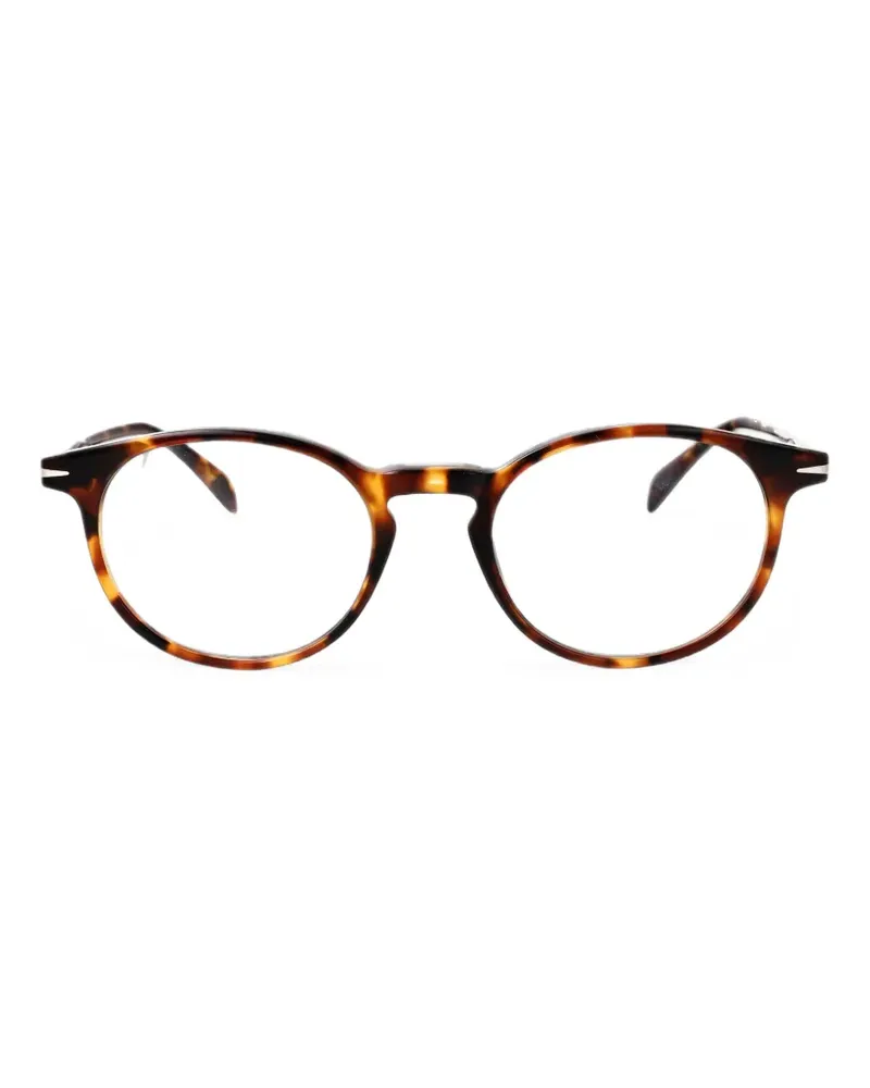 EYEWEAR by DAVID BECKHAM Brille mit rundem Gestell - Braun Braun