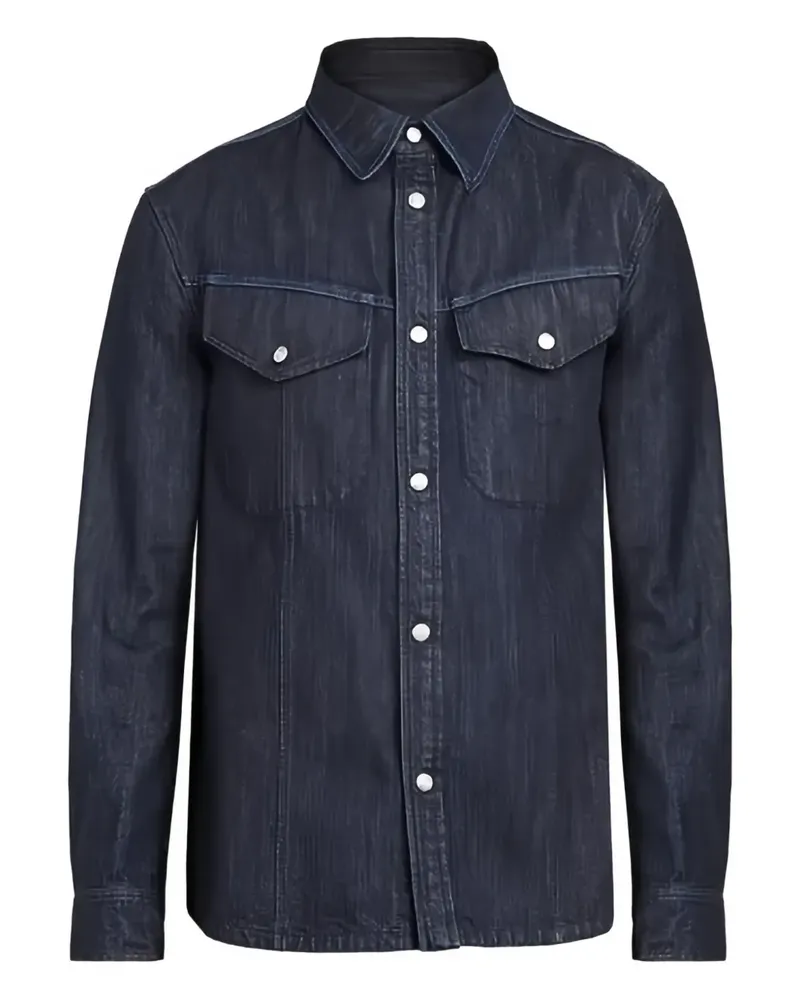 Ferragamo flap-pocket cotton jacket - Blau Blau