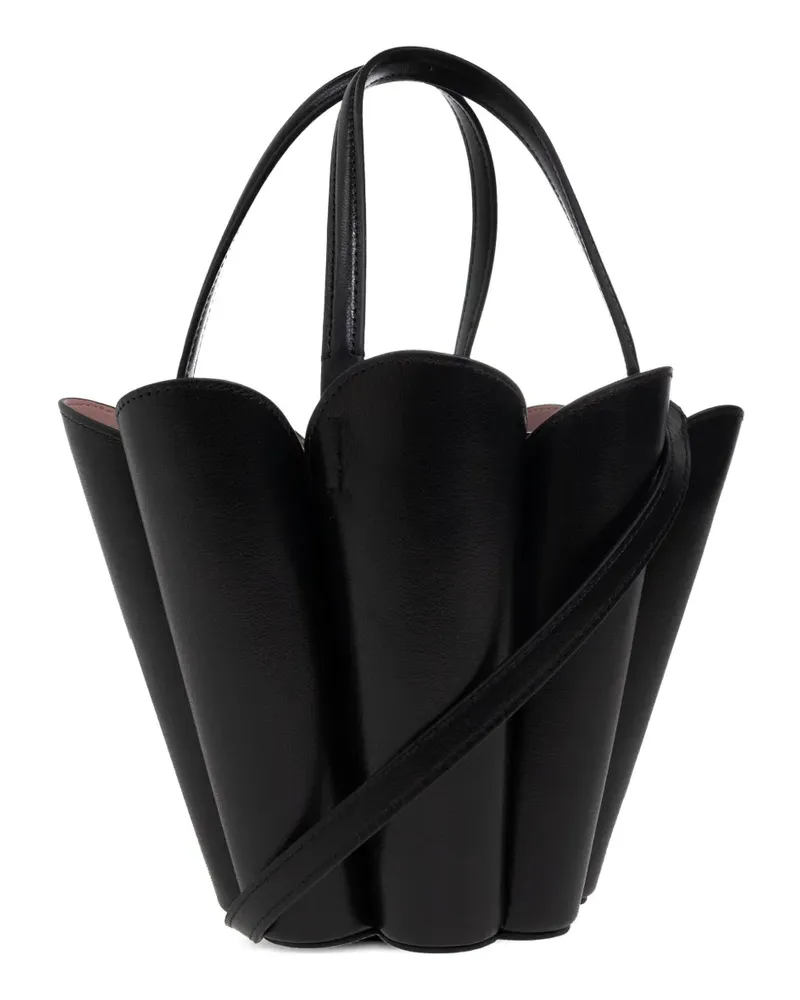 Kate Spade Spade Flower Beuteltasche mit Wellensaum - Schwarz Schwarz