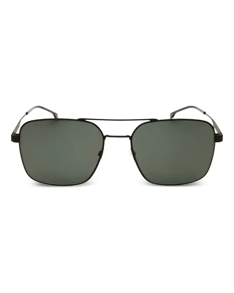 HUGO BOSS Sonnenbrille mit Doppelsteg - Schwarz Schwarz