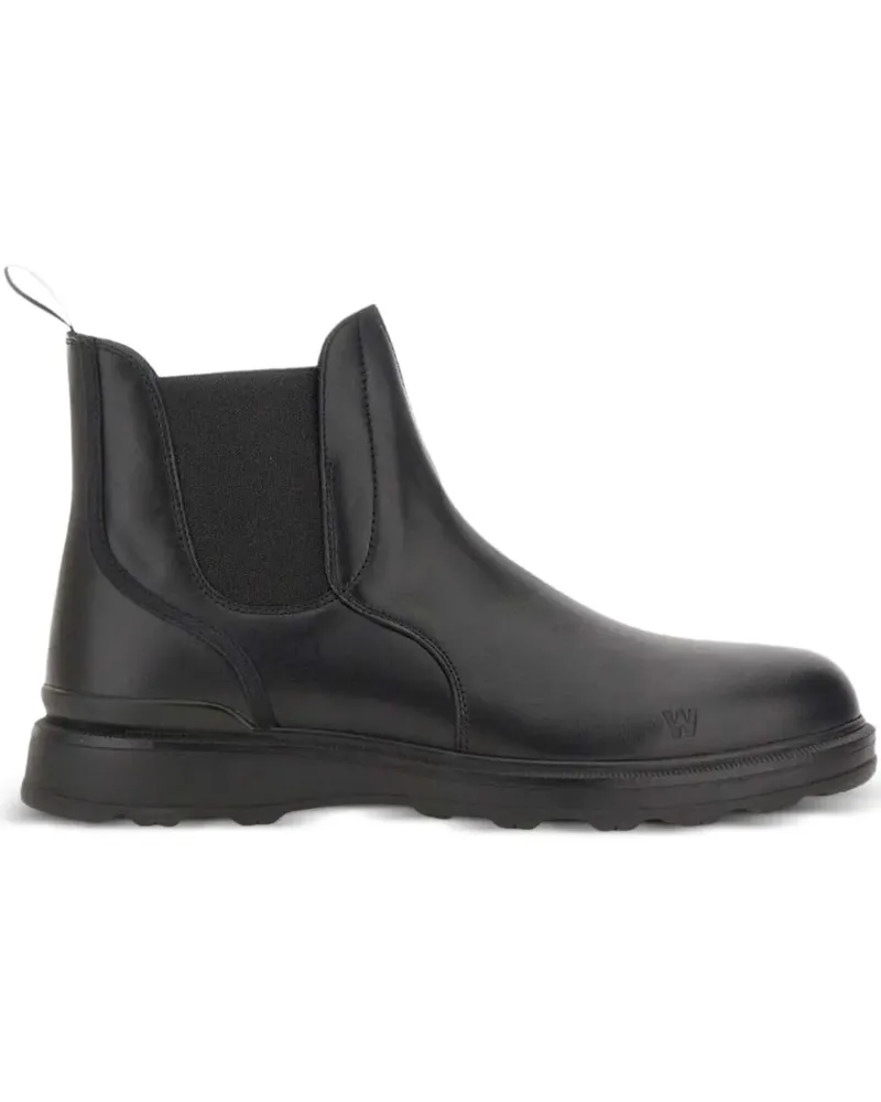 Woolrich Stiefel mit Lasche - Schwarz Schwarz