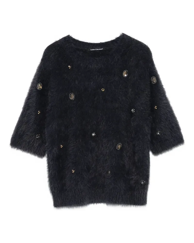 Luisa Cerano Verzierter Pullover - Blau Blau