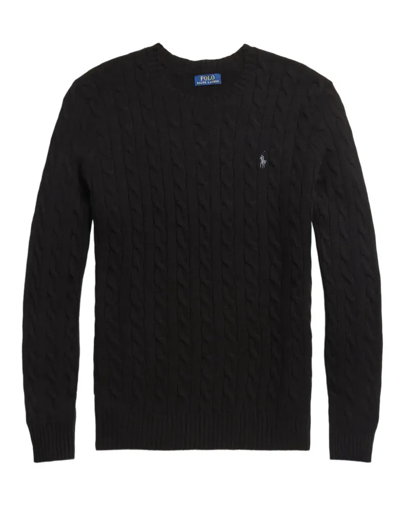 Ralph Lauren Pullover mit Zopfmuster - Schwarz Schwarz