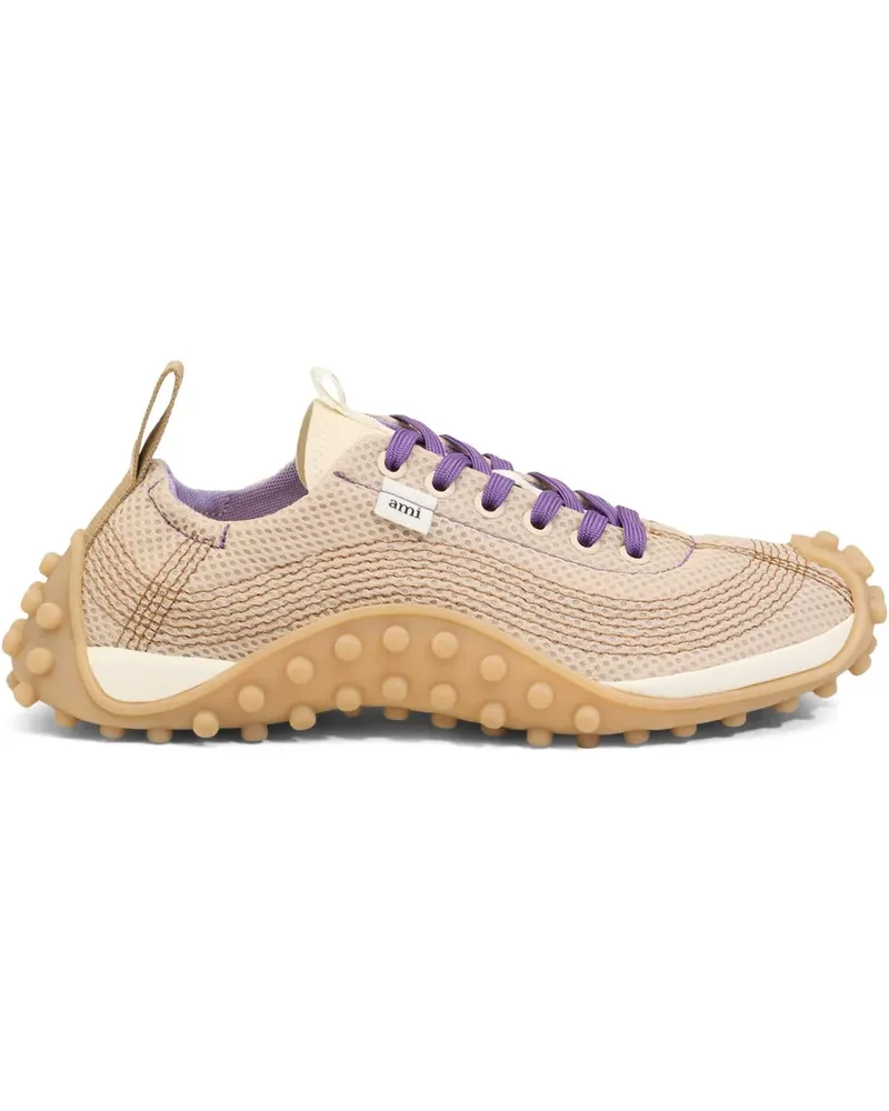 AMI Paris Sneakers mit Schnürung - Nude Nude