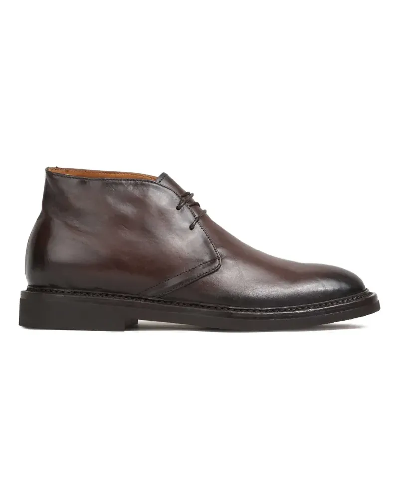 Officine Creative Italia Schnürstiefel aus Leder - Braun Braun