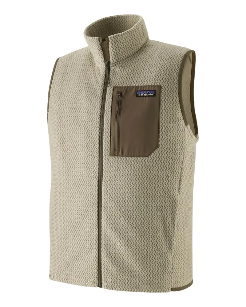Patagonia R1® Air Fleeceweste mit Zickzackmuster - Nude Nude