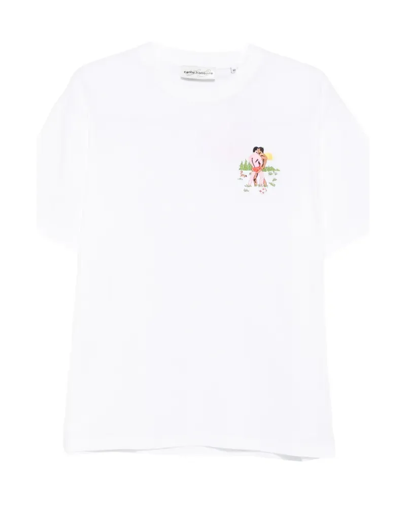 Carne Bollente Knee Deep Desire cotton T-shirt - Weiß Weiß