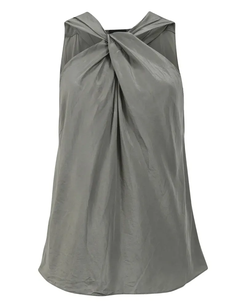 Theory twisted halterneck top - Grau Grau