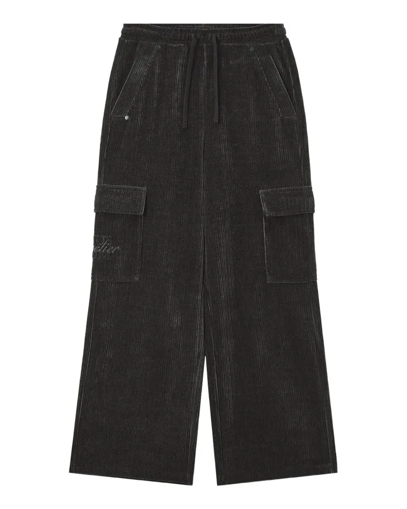 Musium Div. Cargohose aus Cord - Grau Grau