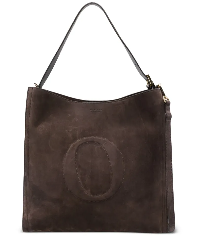Orciani Schultertasche aus Wildleder - Braun Braun