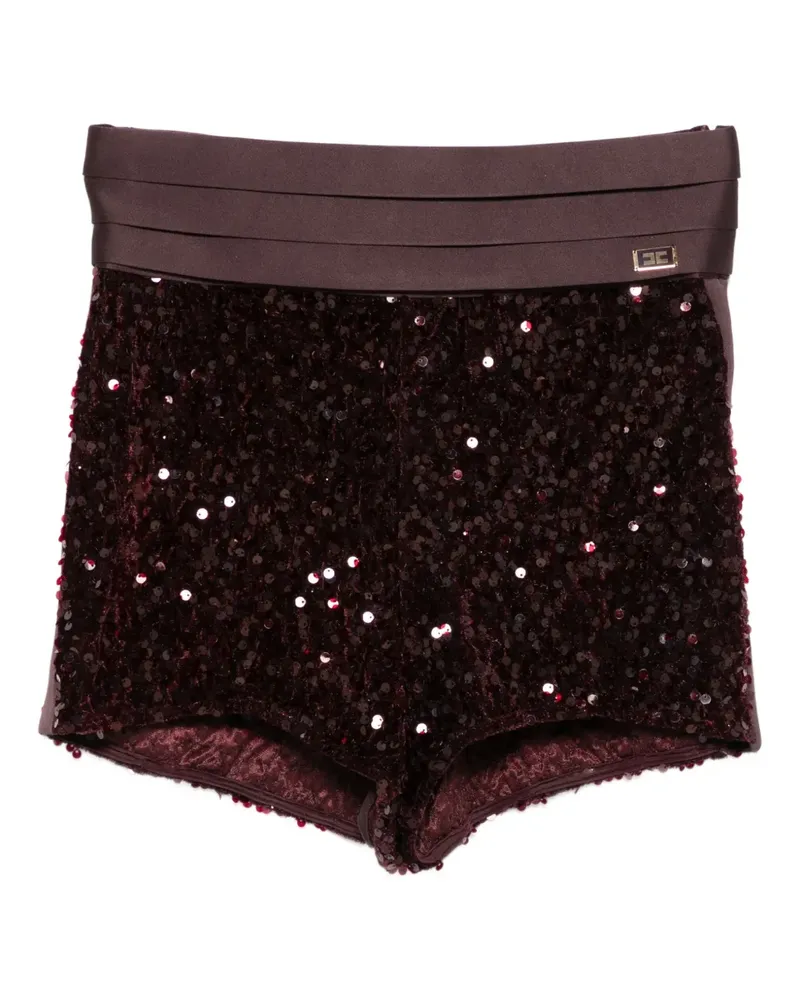 Elisabetta Franchi sequin-embellished shorts - Rot Rot