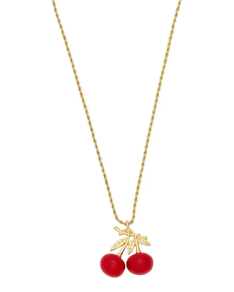 Kenneth Jay Lane Cherry Halskette - Gold Gold