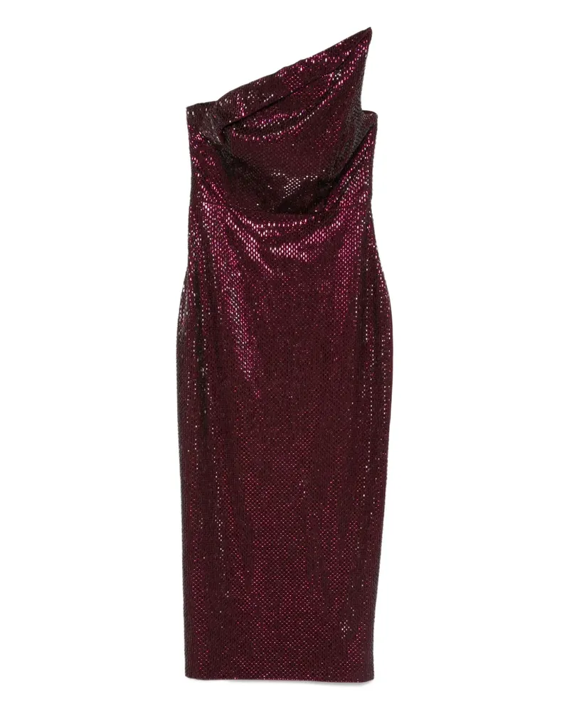 Roland Mouret One-Shoulder-Kleid mit Pailletten - Rot Rot