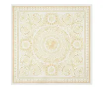 Seidenschal mit Barocco-Print - Weiß