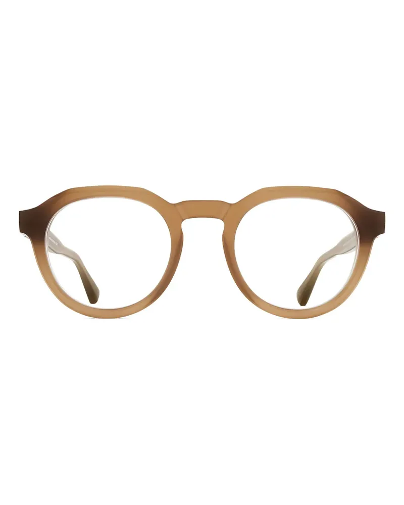 Mykita Runde Brille aus Azetat - Braun Braun