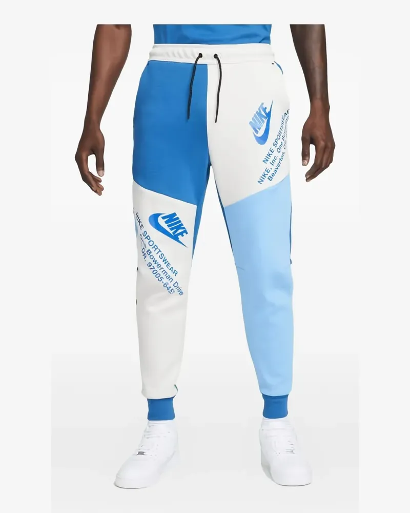 Nike Fleece-Jogginghose mit Einsätzen - Blau Blau
