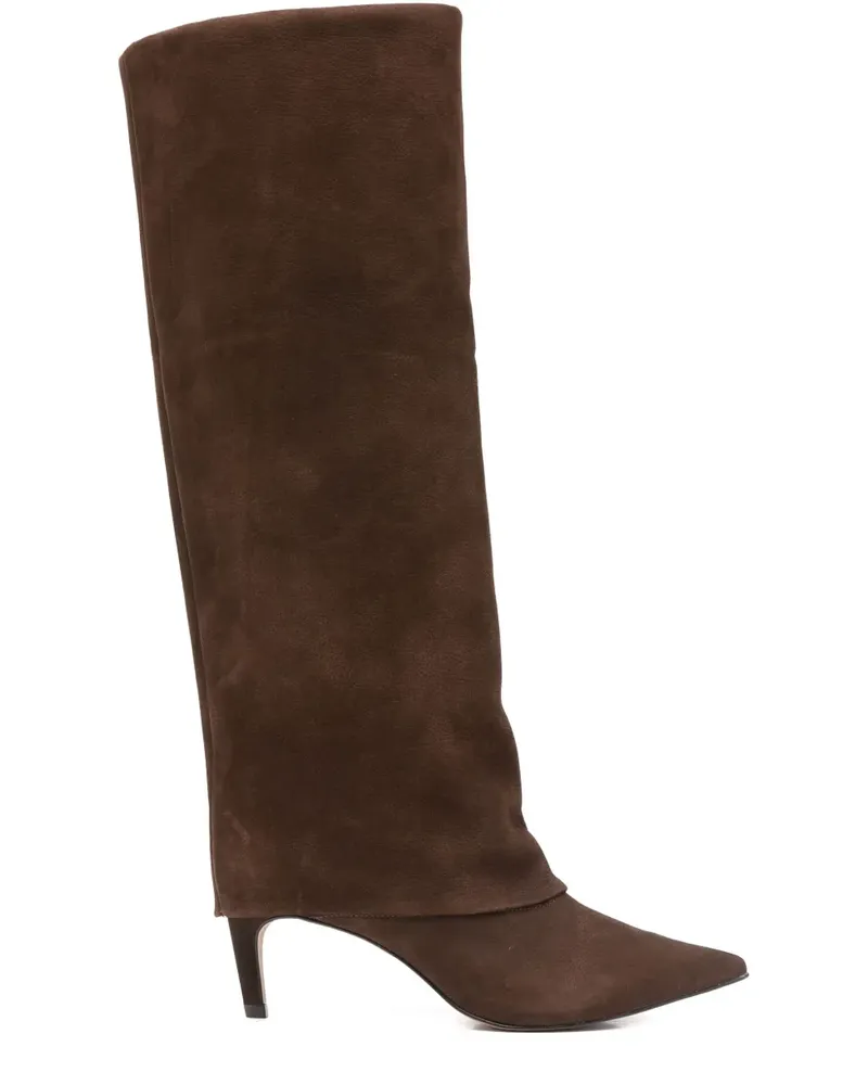 CARRANO Stiefel mit spitzer Kappe 60mm - Braun Braun
