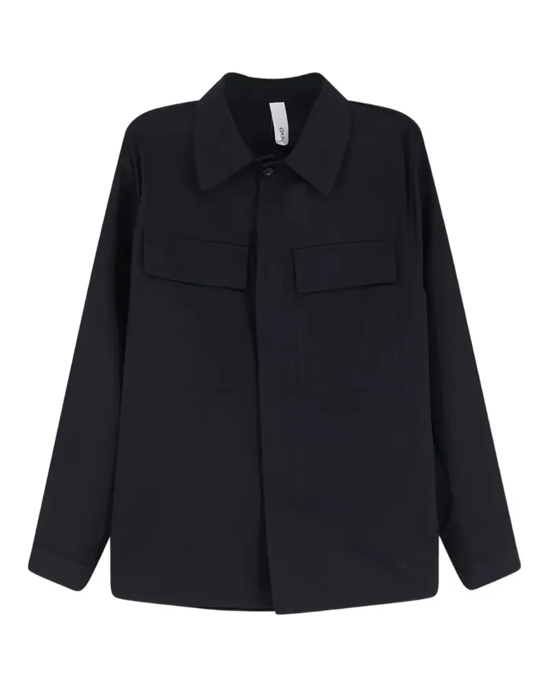 Hevò Specchiolla patch-pocket shirt - Schwarz Schwarz