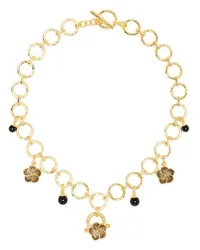 Aurélie Bidermann Dallah Halskette mit Onyx Gold