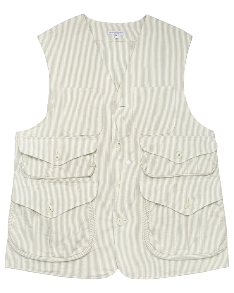 Engineered Garments Hunting Weste - Nude Nude