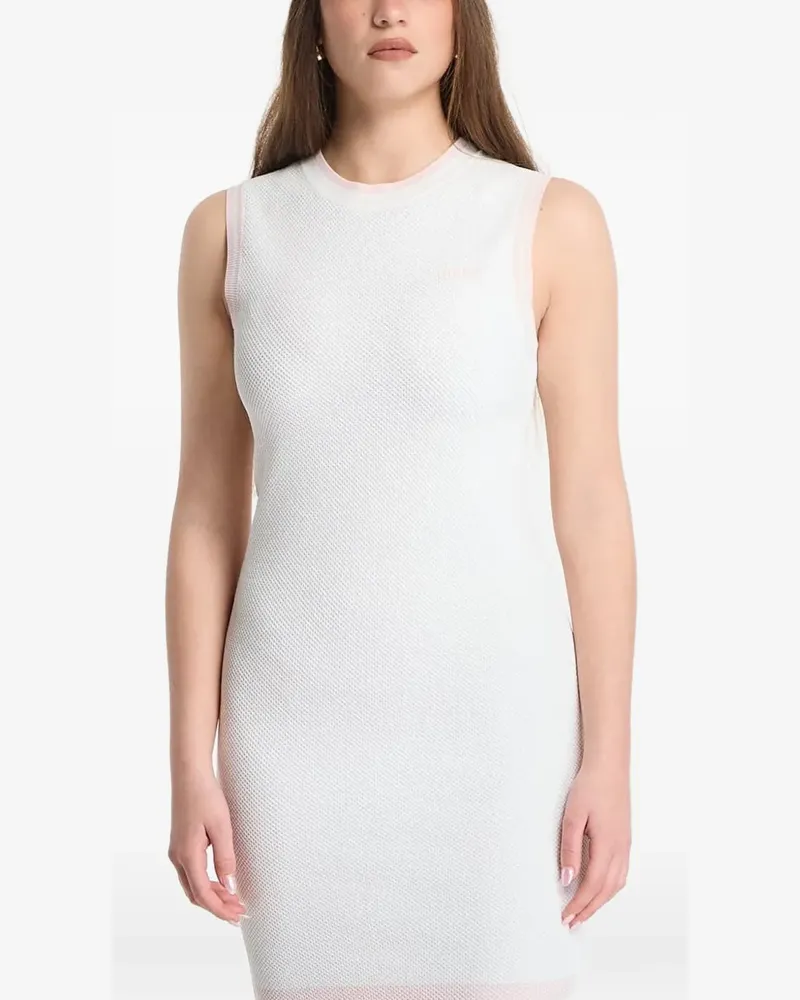 Guess sleeveless knitted mini dress - Weiß Weiß