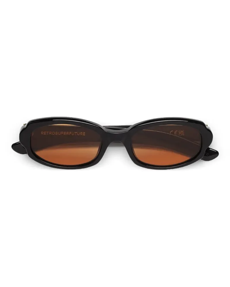 RETROSUPERFUTURE oval-frame sunglasses - Schwarz Schwarz