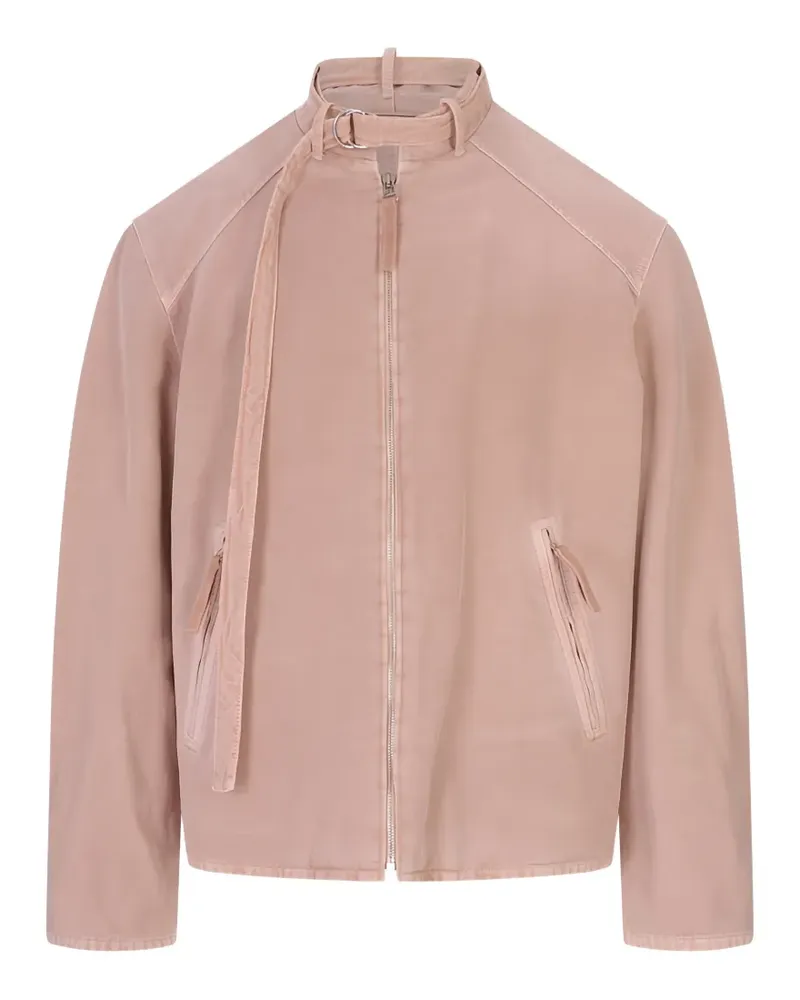 Marni buckle-fastening mock-neck jacket - Rosa Rosa