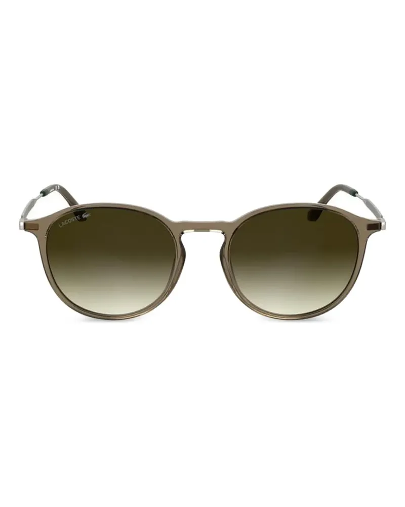Lacoste Runde Sonnenbrille - Braun Braun