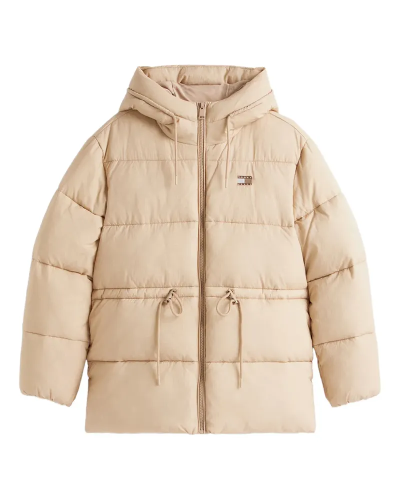 Tommy Hilfiger Kapuzenjacke mit Kordelzug - Nude Nude