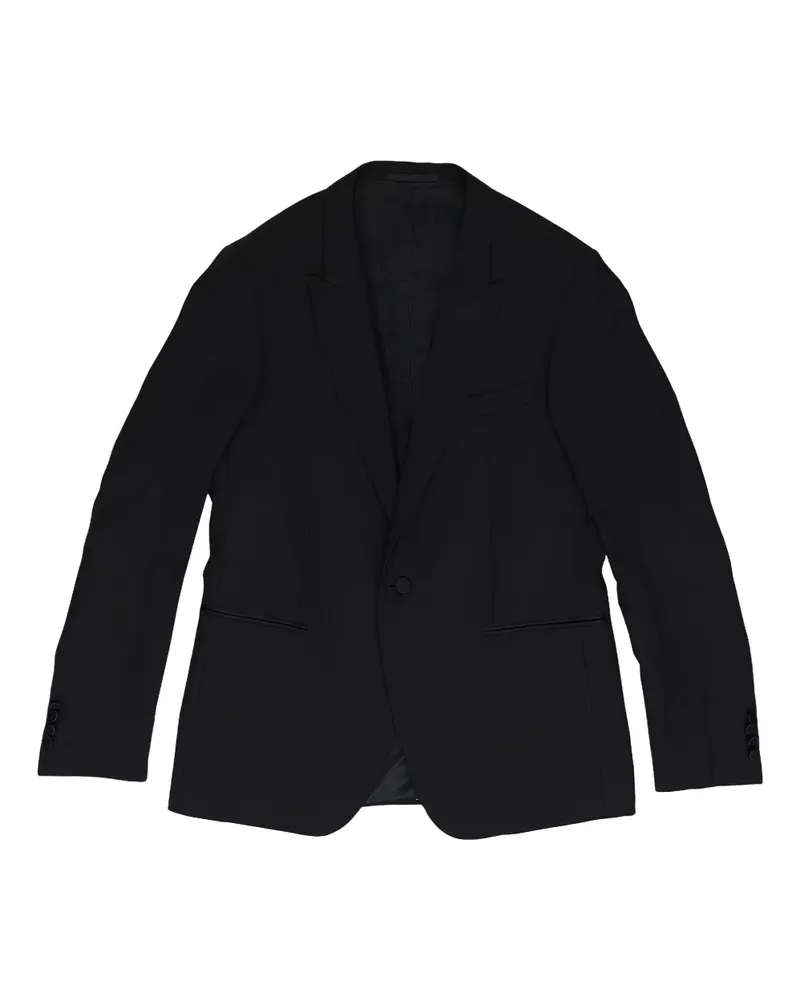 Lanvin Einreihiges Sakko - Schwarz Schwarz