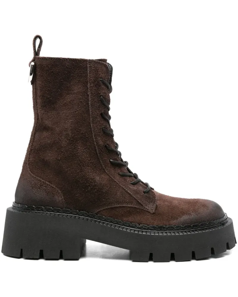 Vic Matié Plateau-Schnürstiefel 50mm - Braun Braun