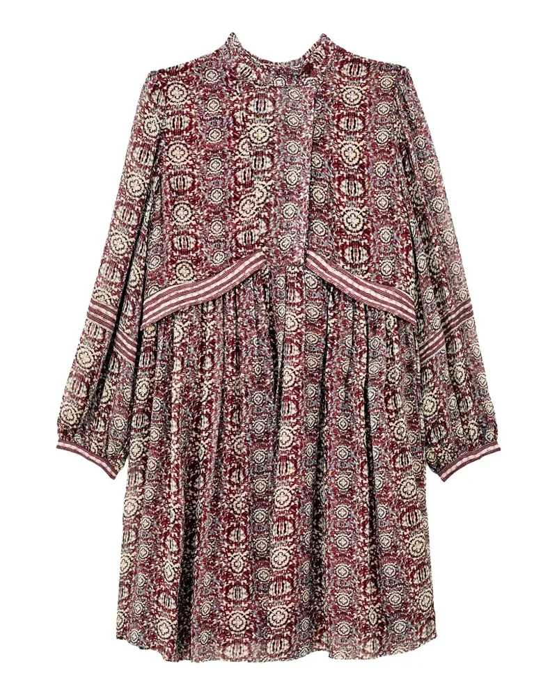 ba&sh Dune Minikleid mit Paisley-Print - Rot Rot
