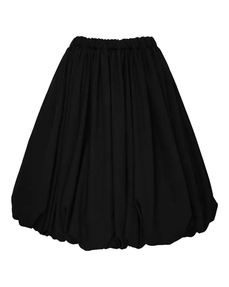 Comme des Garçons sculptural cocoon midi skirt - Schwarz Schwarz