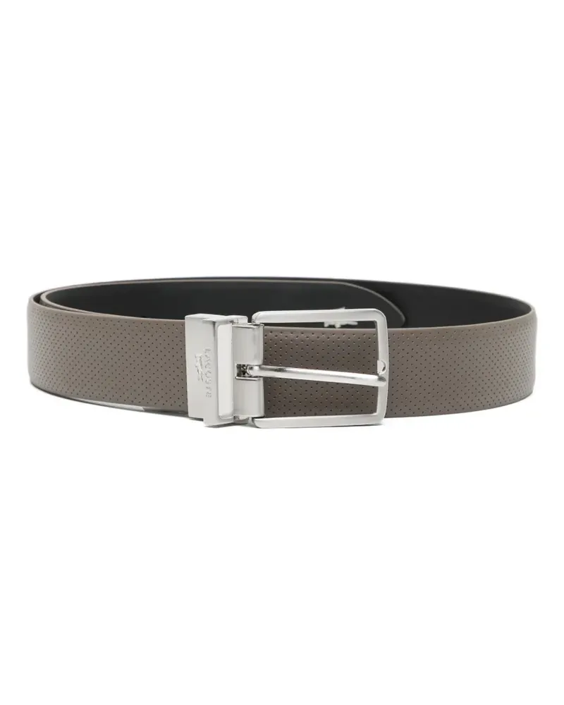 Lacoste leather belt - Grau Grau