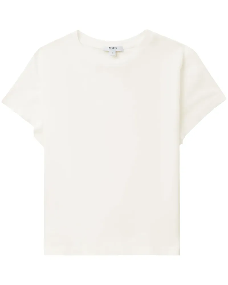 AGOLDE adine shrunken tee - Nude Nude