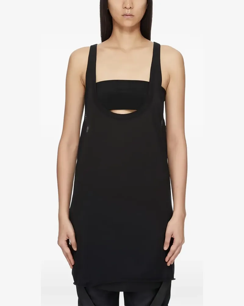 Rick Owens Tanktop mit Cut-Out - Schwarz Schwarz