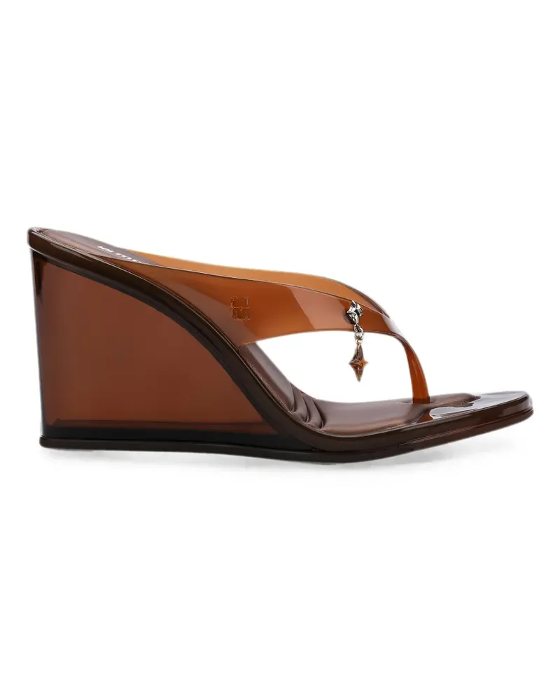 Melissa Nabeela Wedge-Sandalen - Braun Braun