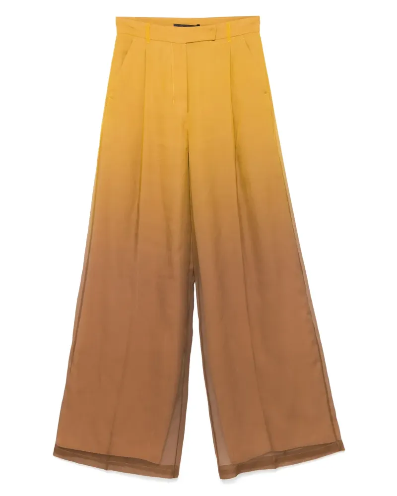 Max Mara Baffo Hose - Gelb Gelb