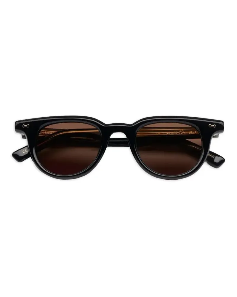 CHIMI Ciro geometric-frame sunglasses - Schwarz Schwarz