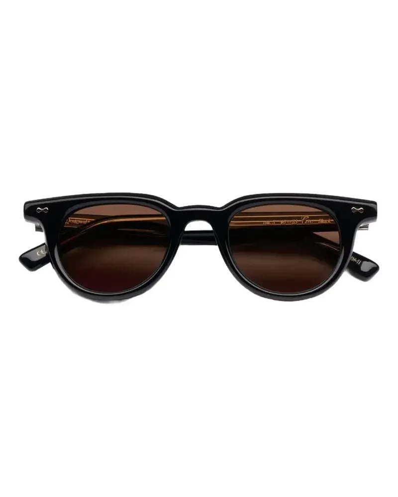 CHIMI Ciro geometric-frame sunglasses - Schwarz Schwarz