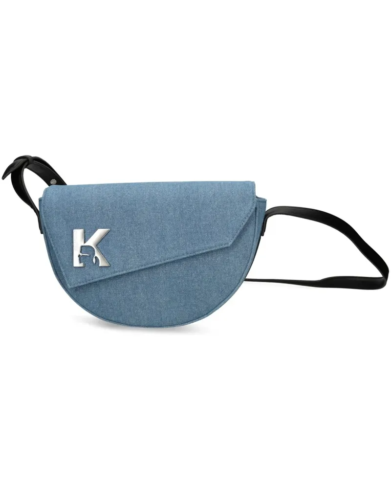Karl Lagerfeld Umhängetasche aus Denim - Blau Blau