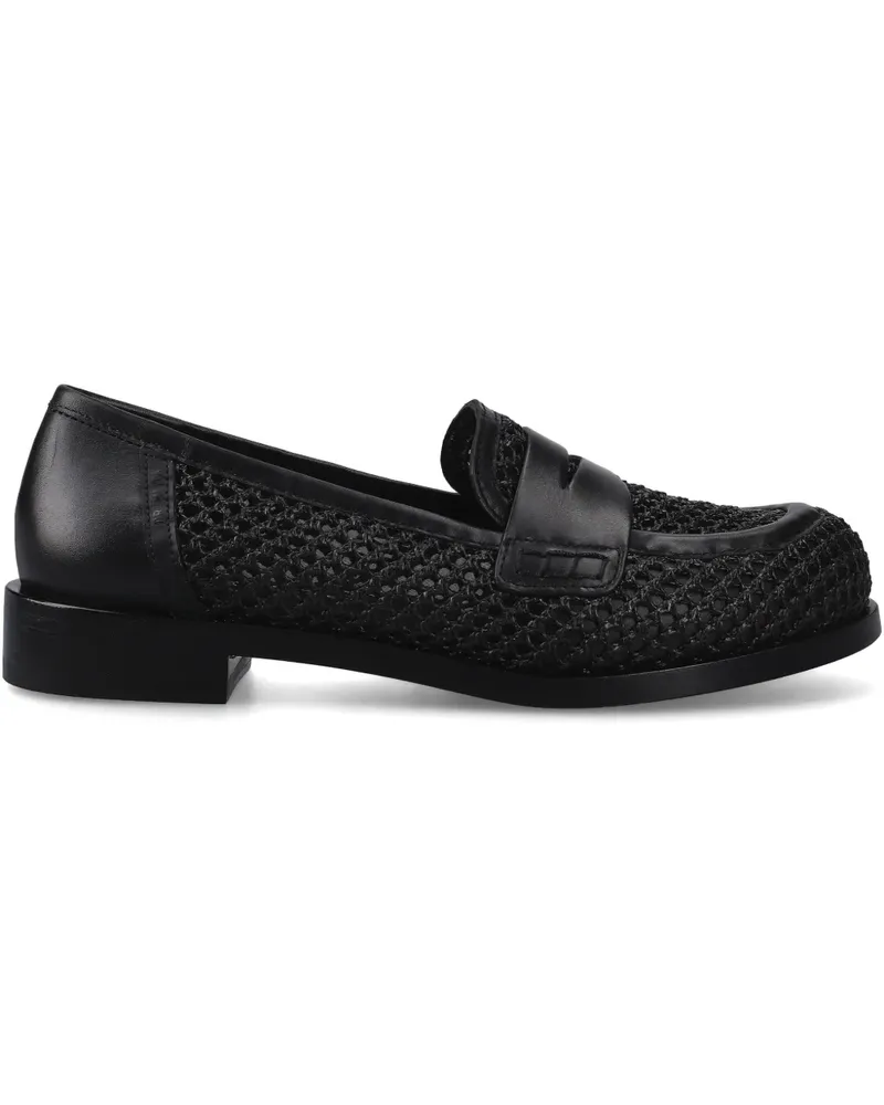 Premiata Perforierte Loafer - Schwarz Schwarz