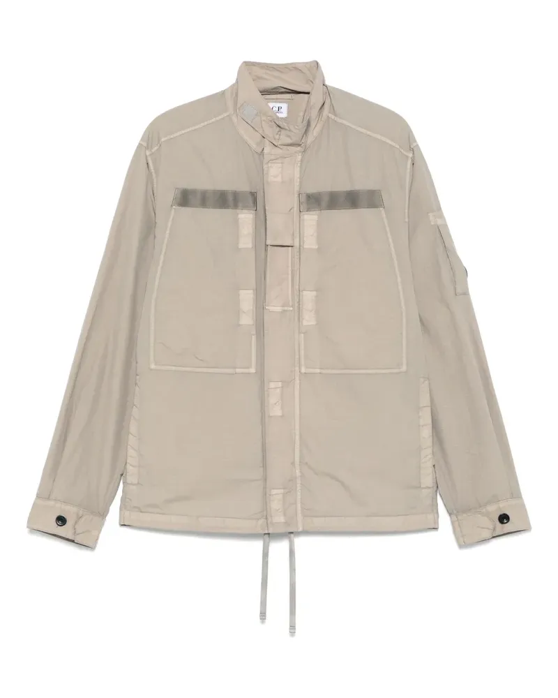 C.P. Company Jacke mit Lens-Detail - Braun Braun