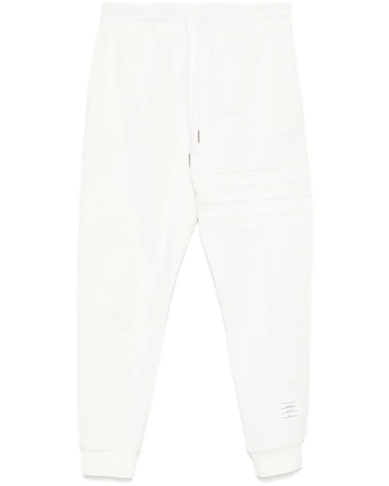 Thom Browne 4 Bar Stripe Jogginghose - Weiß Weiß