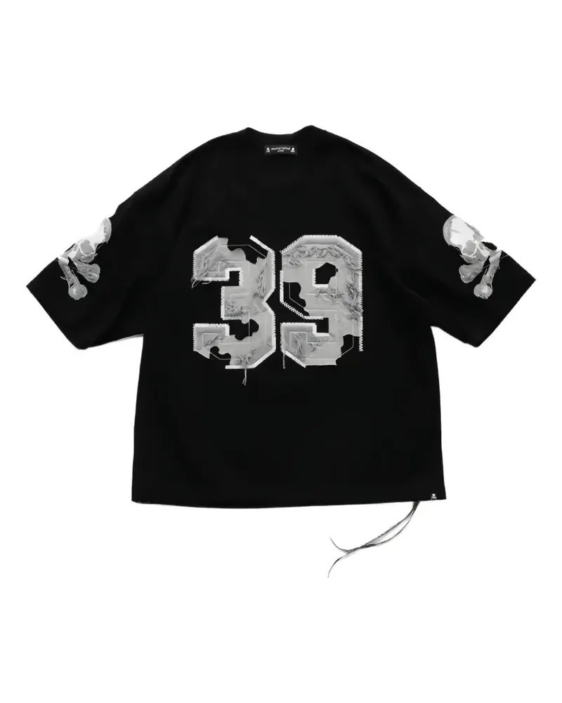 Mastermind Japan crew-neck T-shirt - Schwarz Schwarz