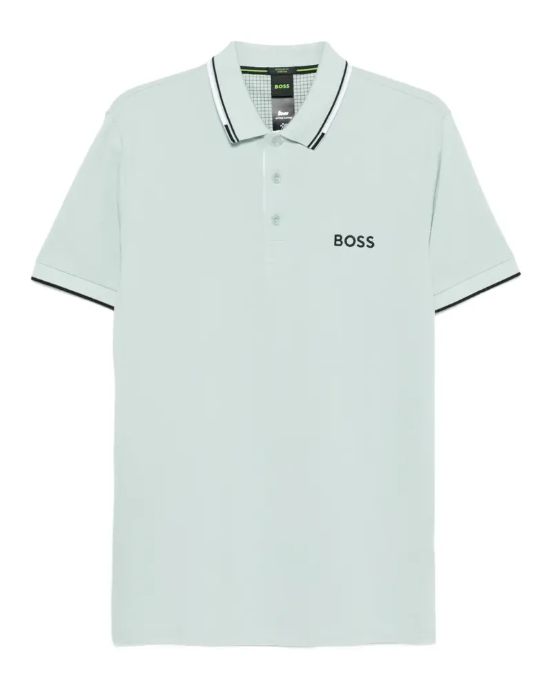 HUGO BOSS trimmed polo shirt - Blau Blau