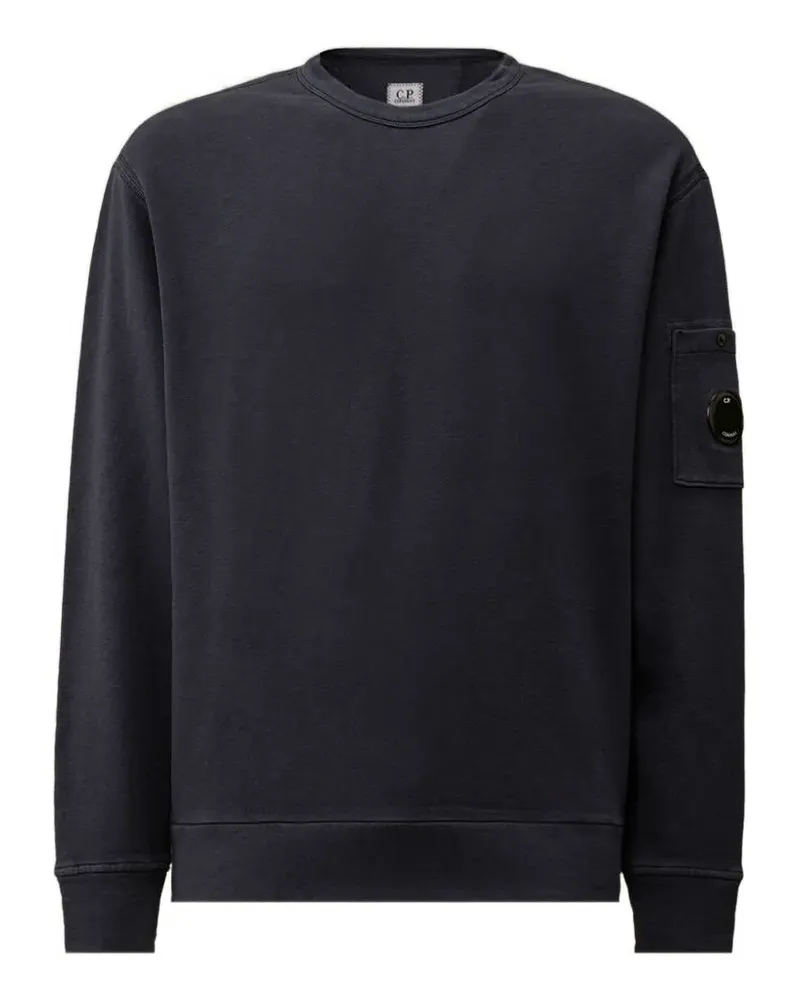 C.P. Company Sweatshirt aus Malfilè-Fleece - Blau Blau