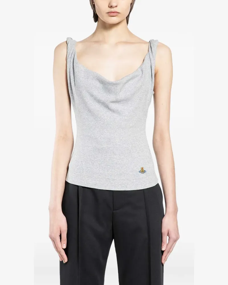 Vivienne Westwood Anna Oberteil mit verdrehtem Detail - Grau Grau
