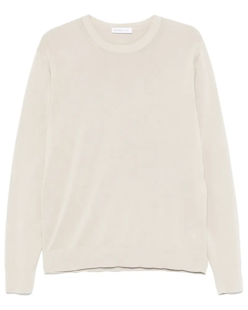 Manuel Ritz Pullover mit Logo-Stickerei - Nude Nude